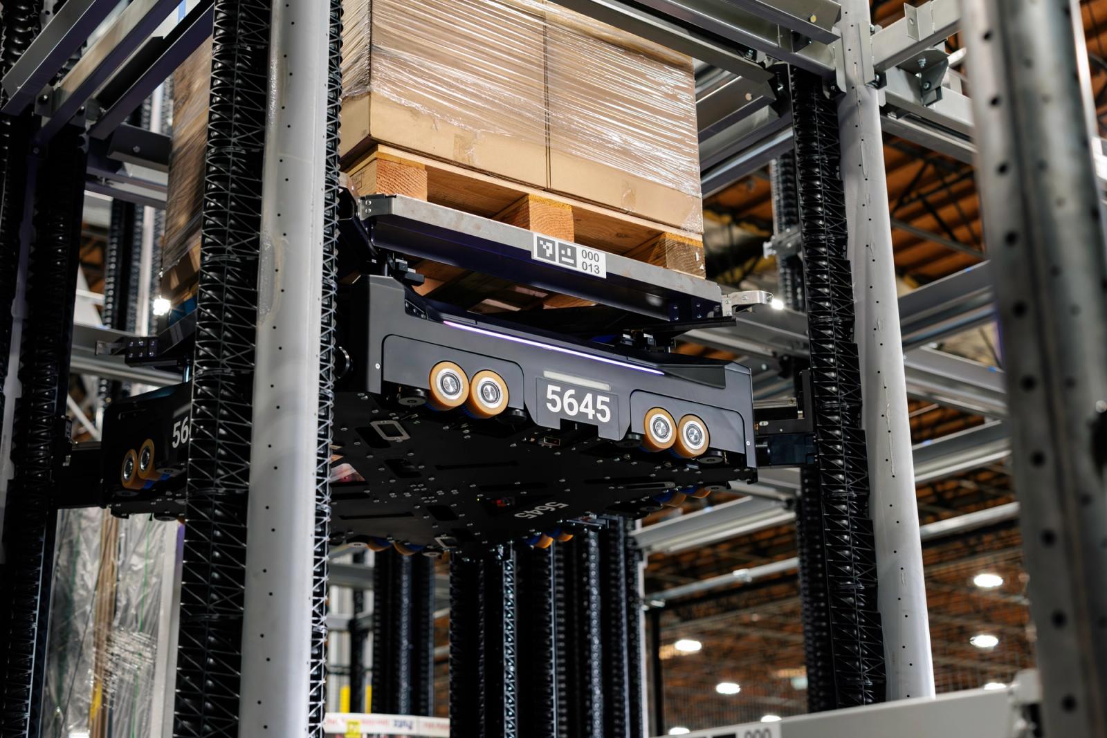 Mytra warehouse robotics
